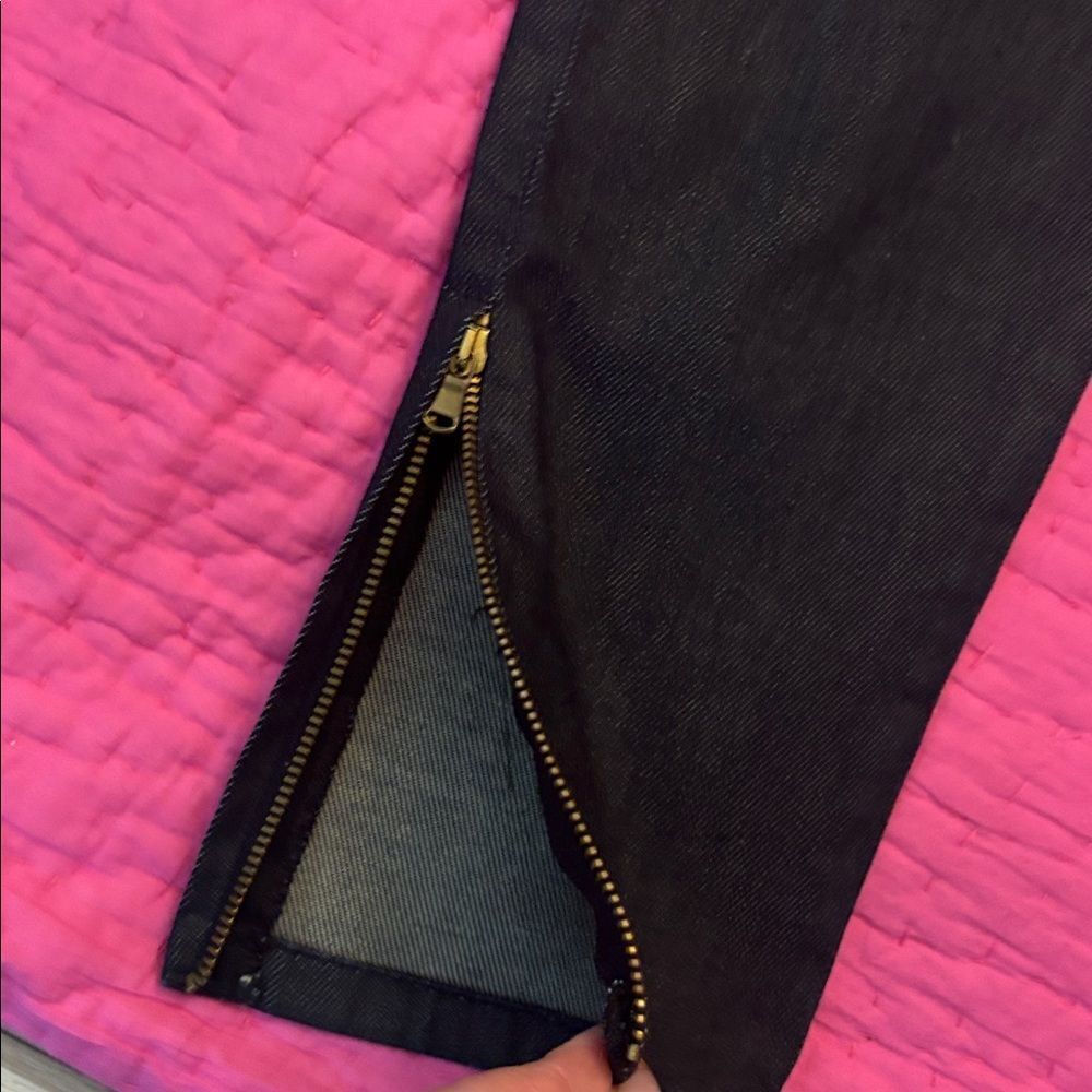 Valentino Dark Denim Jeans, US4 - Picture 3 of 8